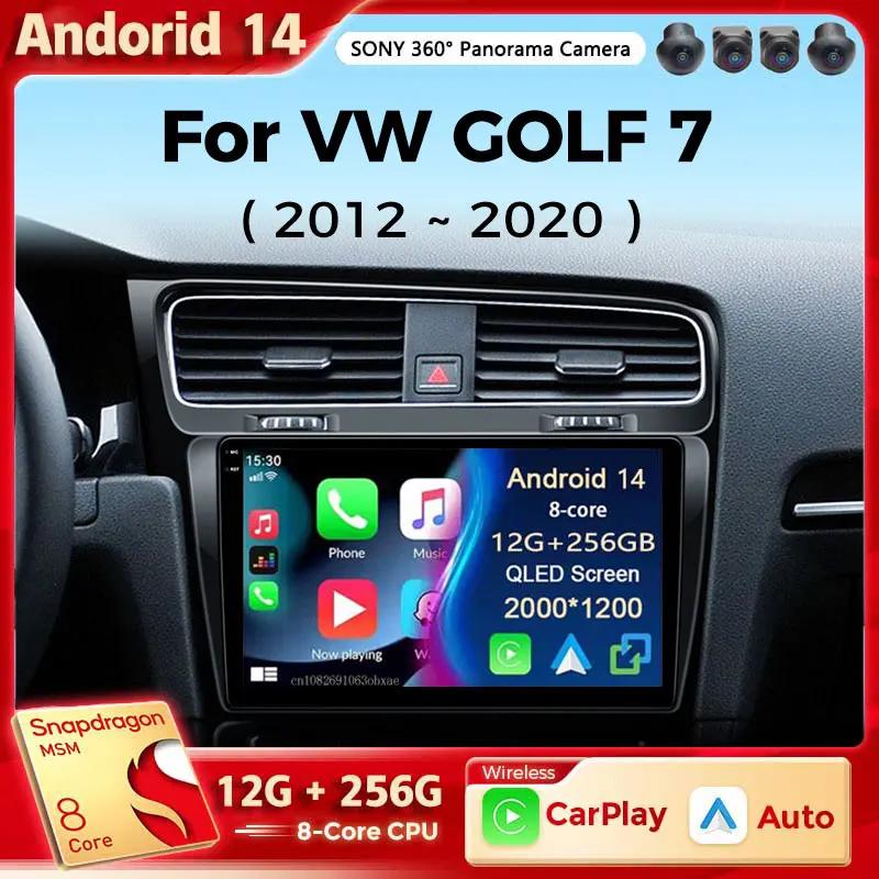 ٰ VW  7 MK7 GTI 2011-2021 ڵ  ī÷, HD Ƽ̵, ڵ  GPS ׷  ÷̾, 2din, ȵ̵ 14